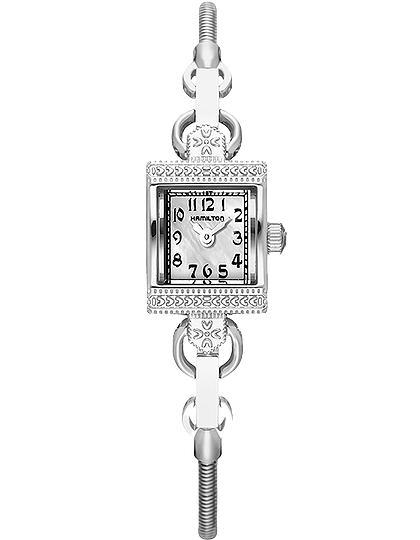 Женские часы  HAMILTON, American Classic Lady Hamilton Vintage Quartz / 14,5mm x 28,4mm, SKU: H31271113 | dimax.lv