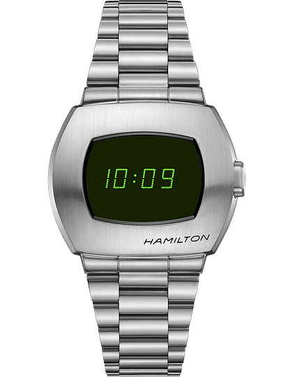 Vīriešu pulkstenis / unisex  HAMILTON, American Classic PSR Digital Quartz / 40.8mm x 34.7mm, SKU: H52414131 | dimax.lv
