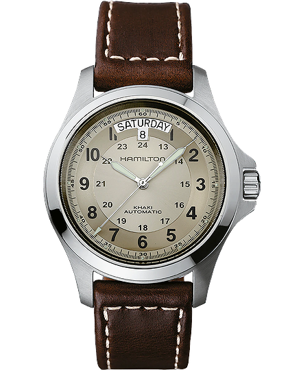 Vīriešu pulkstenis / unisex  HAMILTON, Khaki Field King Auto /40mm, SKU: H64455523 | dimax.lv