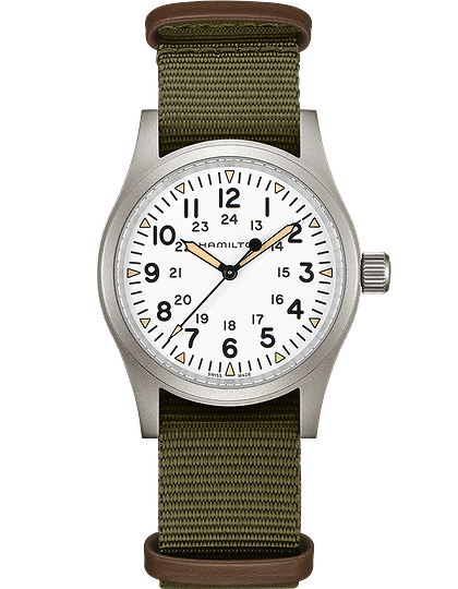 Мужские часы / унисекс  HAMILTON, Khaki Field Mechanical / 38mm, SKU: H69439411 | dimax.lv