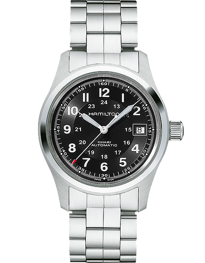 Мужские часы / унисекс  HAMILTON, Khaki Field Auto / 38mm, SKU: H70455133 | dimax.lv
