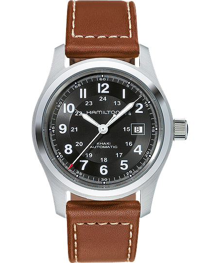 Vīriešu pulkstenis / unisex  HAMILTON, Khaki Field Auto / 42mm, SKU: H70555533 | dimax.lv