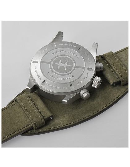 Men's watch / unisex  HAMILTON, Khaki Field Auto Chrono / 44mm, SKU: H71706830 | dimax.lv