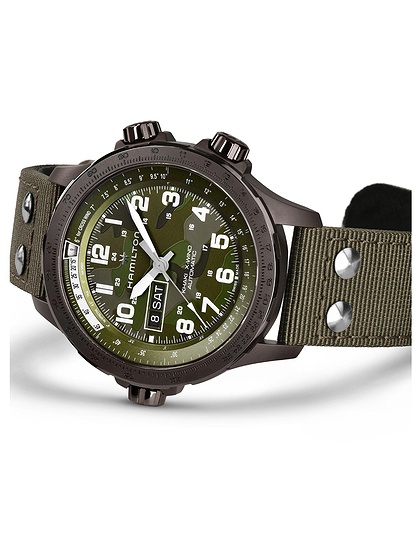 Мужские часы / унисекс  HAMILTON, Khaki Aviation X-Wind Auto / 45mm, SKU: H77775960 | dimax.lv