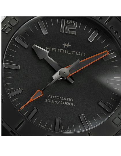 Vīriešu pulkstenis / unisex  HAMILTON, Khaki Navy Frogman Auto / 46mm, SKU: H77845330 | dimax.lv
