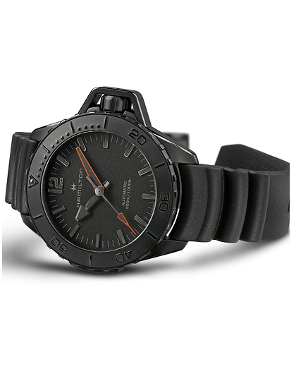 Men's watch / unisex  HAMILTON, Khaki Navy Frogman Auto / 46mm, SKU: H77845330 | dimax.lv
