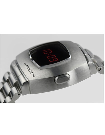 Men's watch / unisex  HAMILTON, American Classic PSR Digital Quartz / 40.8mm x 34.7mm, SKU: H52414130 | dimax.lv