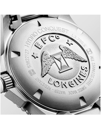 Мужские часы / унисекс  LONGINES, HydroСonquest / 39mm, SKU: L3.780.4.96.6 | dimax.lv