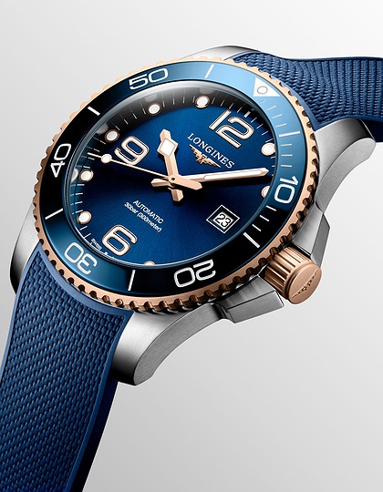 Men's watch / unisex  LONGINES, HydroСonquest / 43mm, SKU: L3.782.3.98.9 | dimax.lv