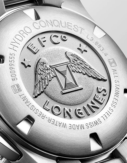 Vīriešu pulkstenis / unisex  LONGINES, HydroConquest / 43mm, SKU: L3.883.4.96.6 | dimax.lv