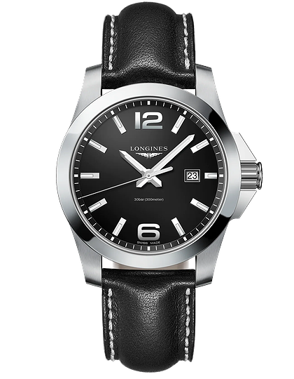 Men's watch / unisex  LONGINES, Conquest / 43mm, SKU: L3.760.4.56.3 | dimax.lv