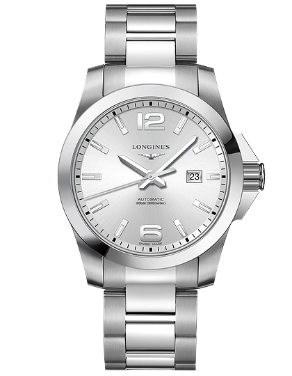 Men's watch / unisex  LONGINES, Conquest / 43mm, SKU: L3.778.4.76.6 | dimax.lv