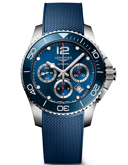 Men's watch / unisex  LONGINES, HydroConquest / 43mm, SKU: L3.883.4.96.9 | dimax.lv
