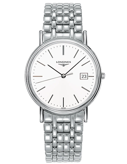Men's watch / unisex  LONGINES, Presence / 38.50mm, SKU: L4.790.4.12.6 | dimax.lv