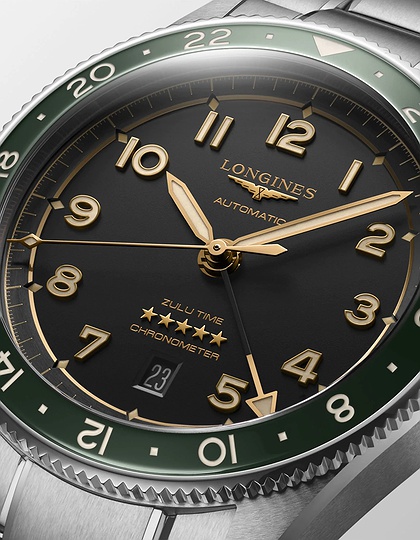 Men's watch / unisex  LONGINES, Spirit Zulu Time / 42mm, SKU: L3.812.4.63.6 | dimax.lv