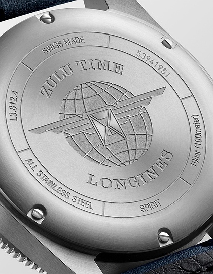 Vīriešu pulkstenis / unisex  LONGINES, Spirit Zulu Time / 42mm, SKU: L3.812.4.93.2 | dimax.lv