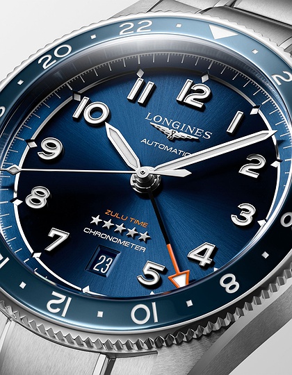 Men's watch / unisex  LONGINES, Spirit Zulu Time / 42mm, SKU: L3.812.4.93.6 | dimax.lv