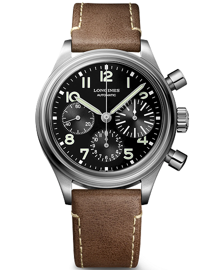 Мужские часы / унисекс  LONGINES, Heritage Avigation Bigeye / 41mm, SKU: L2.816.4.53.2 | dimax.lv