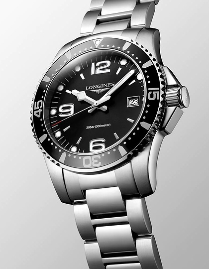 Мужские часы / унисекс  LONGINES, HydroConquest / 41mm, SKU: L3.740.4.56.6 | dimax.lv