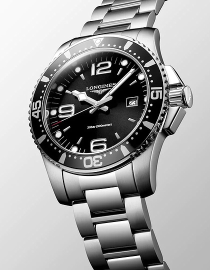 Men's watch / unisex  LONGINES, HydroConquest / 44mm, SKU: L3.840.4.56.6 | dimax.lv