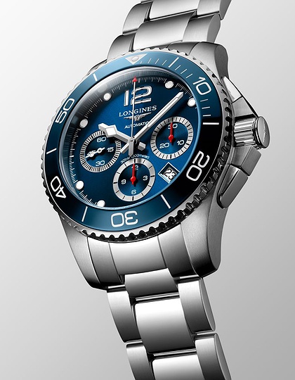 Men's watch / unisex  LONGINES, HydroConquest / 43mm, SKU: L3.883.4.96.6 | dimax.lv