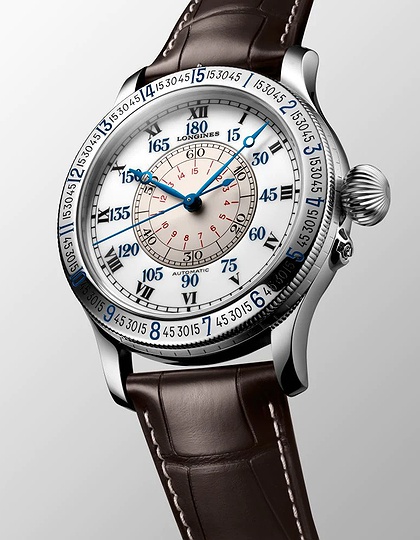 Men's watch / unisex  LONGINES, Lindbergh Hour Angle Watch / 47.50mm, SKU: L2.678.4.11.0 | dimax.lv