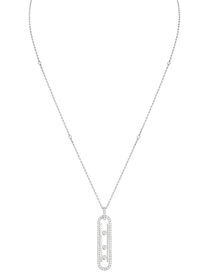 Women Jewellery  MESSIKA, Move 10TH PM Necklace, SKU: 10032-WG | dimax.lv