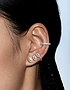 Sieviešu juvelierizstrādājumi  MESSIKA, Joy Trio Diamond Pink Gold Earrings, SKU: 07143-PG | dimax.lv