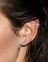 Sieviešu juvelierizstrādājumi  MESSIKA, Joy Cœur 0.15ct Single Pavé-Set Diamond Pink Gold Earring, SKU: 11433-PG | dimax.lv