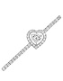 Sieviešu juvelierizstrādājumi  MESSIKA, Joy Cœur 0.15ct Single Pavé-Set Diamond White Gold Earring, SKU: 11433-WG | dimax.lv