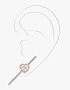 Women Jewellery  MESSIKA, Joy Cœur 0.15ct Single Pavé-Set Diamond Pink Gold Earring, SKU: 11433-PG | dimax.lv