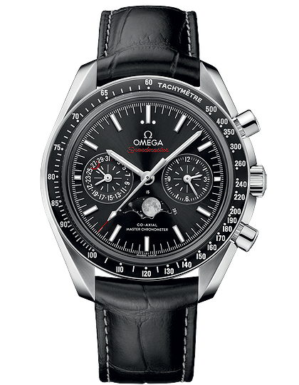 Мужские часы / унисекс  OMEGA, Speedmaster Moonphase Co Axial Master Chronometer Chronograph / 44.25mm, SKU: 304.33.44.52.01.001 | dimax.lv