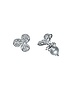 Women Jewellery  MIKIMOTO, Fortune Leaves Collection, SKU: PE1646DW | dimax.lv