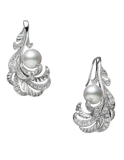Women Jewellery  MIKIMOTO, Feather Collection, SKU: PE1730DW | dimax.lv