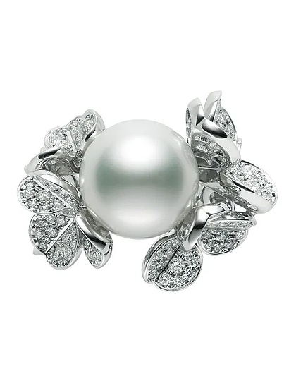 Women Jewellery  MIKIMOTO, Fortune Leaves Collection, SKU: PR1434NDW | dimax.lv