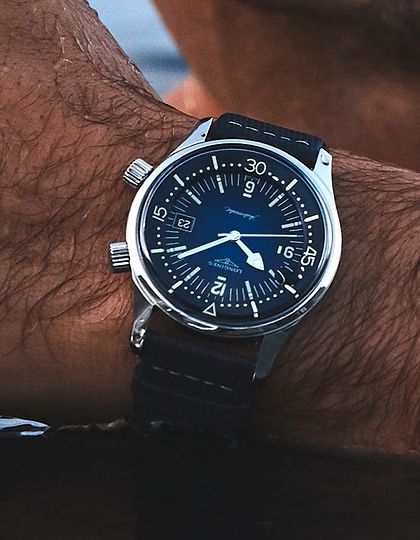 Men's watch / unisex  LONGINES, Legend Diver Watch / 42mm, SKU: L3.774.4.90.2 | dimax.lv
